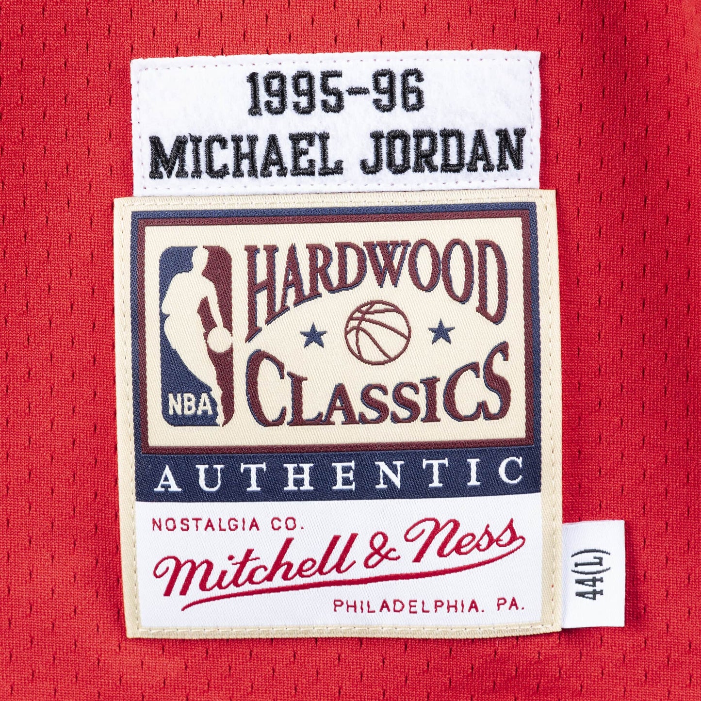 Chicago Bulls Michael Jordan 1995/96 Red Jersey By Mitchell & Ness