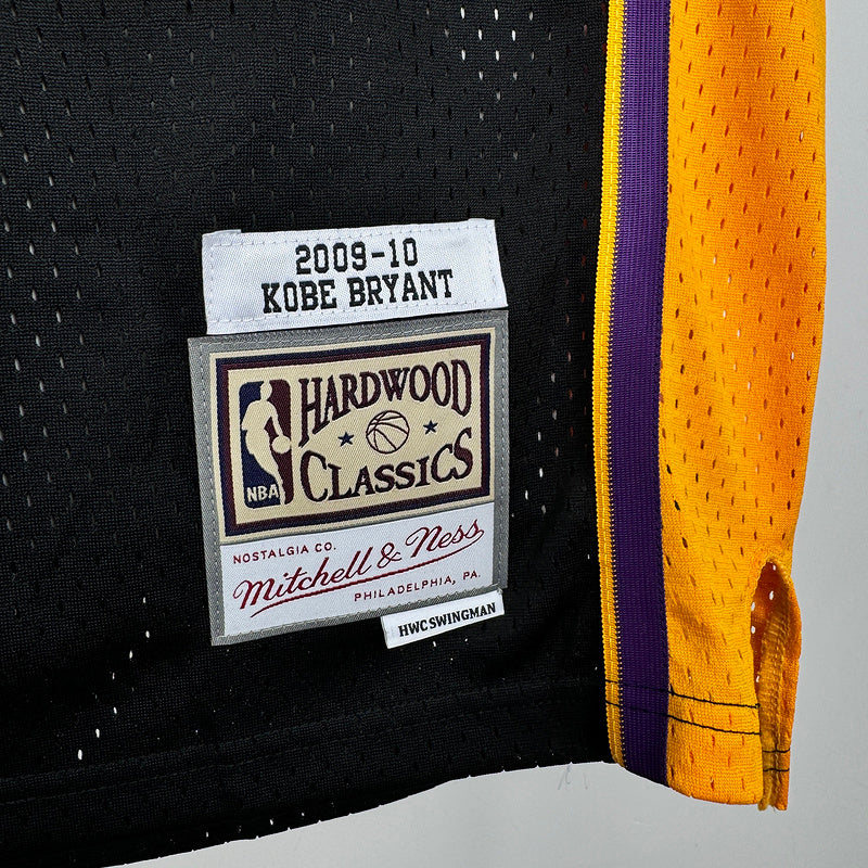 LA Lakers Kobe Bryant 2009/10 Black Jersey By Mitchell & Ness