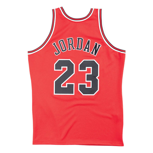 Chicago Bulls Michael Jordan 1995/96 Red Jersey By Mitchell & Ness