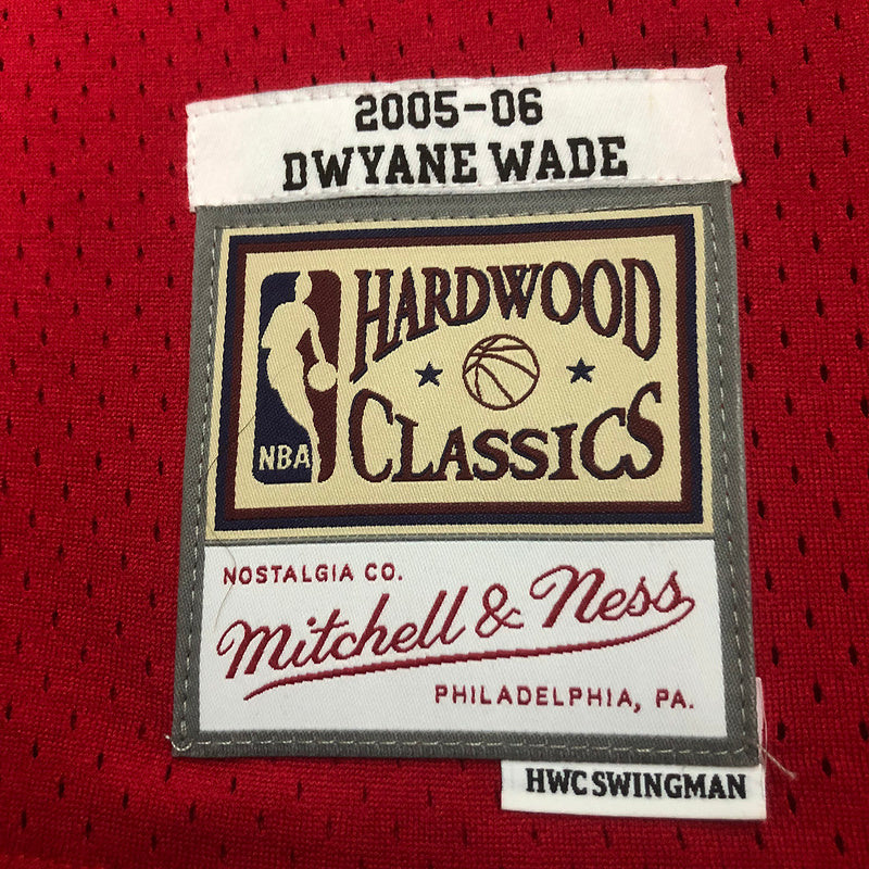 Miami Heat Dwayne Wade 2005/06 Red Jersey By Mitchell & Ness