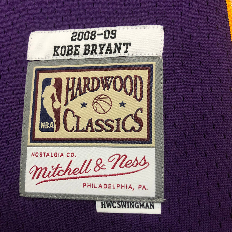 LA Lakers Kobe Bryant 2008/09 Purple Jersey By Mitchell & Ness