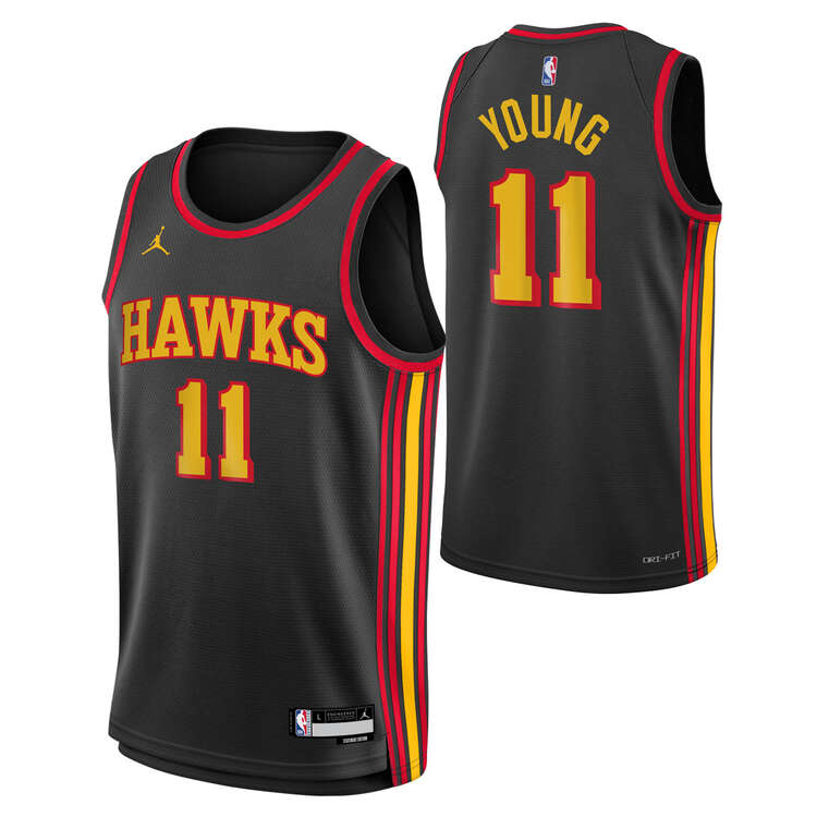 Atlanta Hawks Black Statement Jersey 2024/25