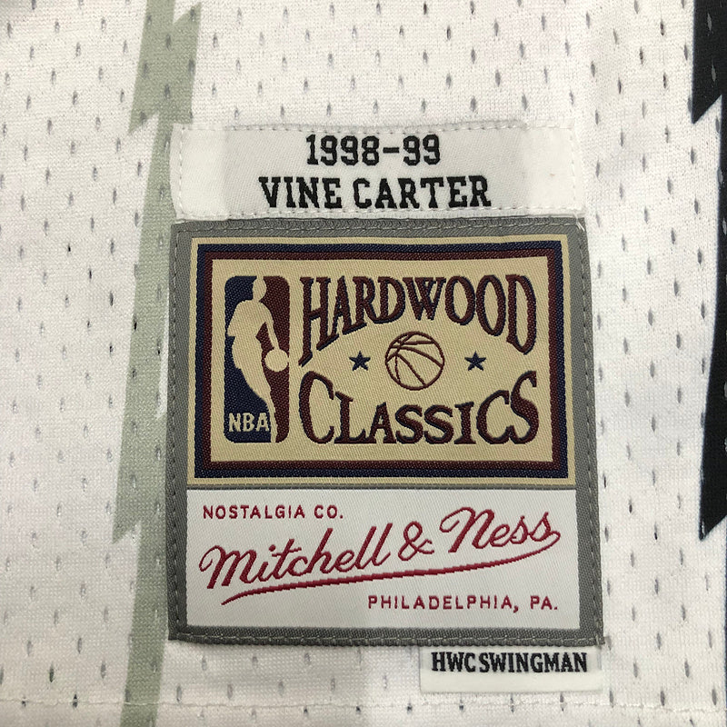 Toronto Raptors Vince Carter 1998/99 White Jersey By Mitchell & Ness