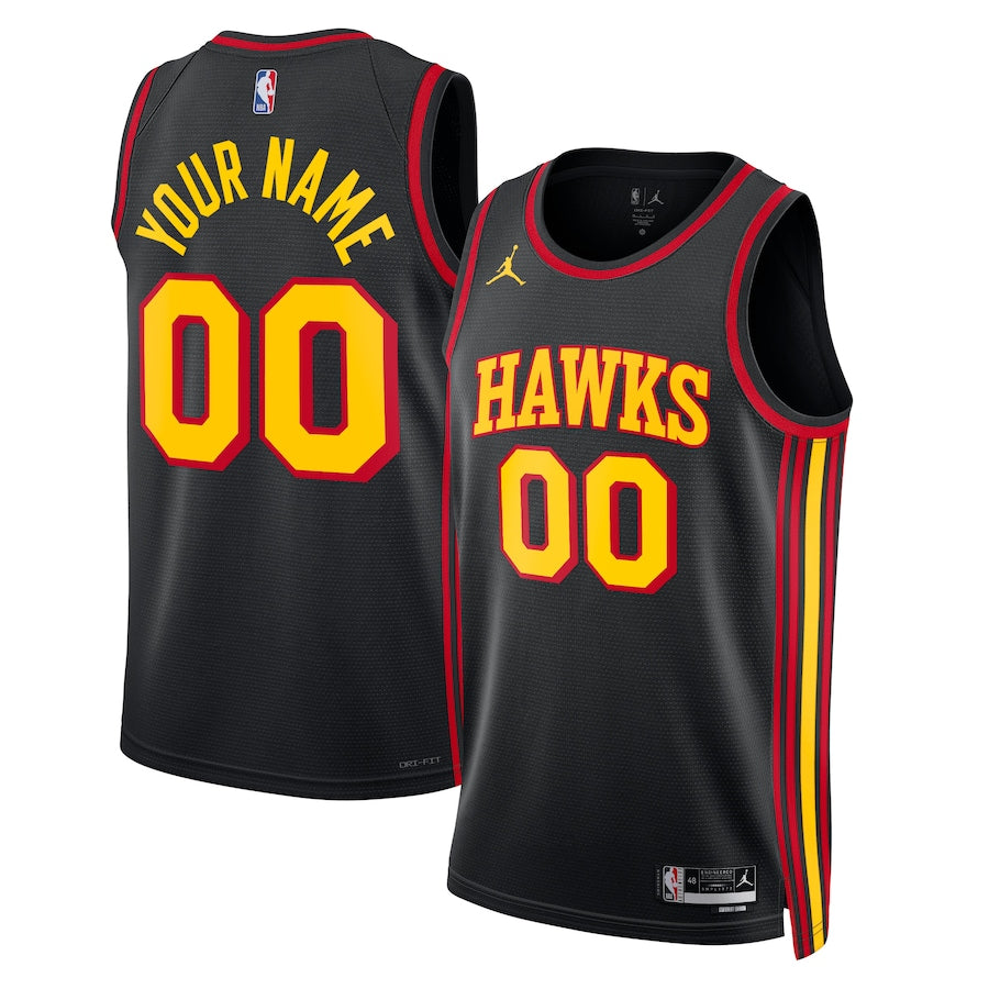 Atlanta Hawks Black Statement Jersey 2024/25